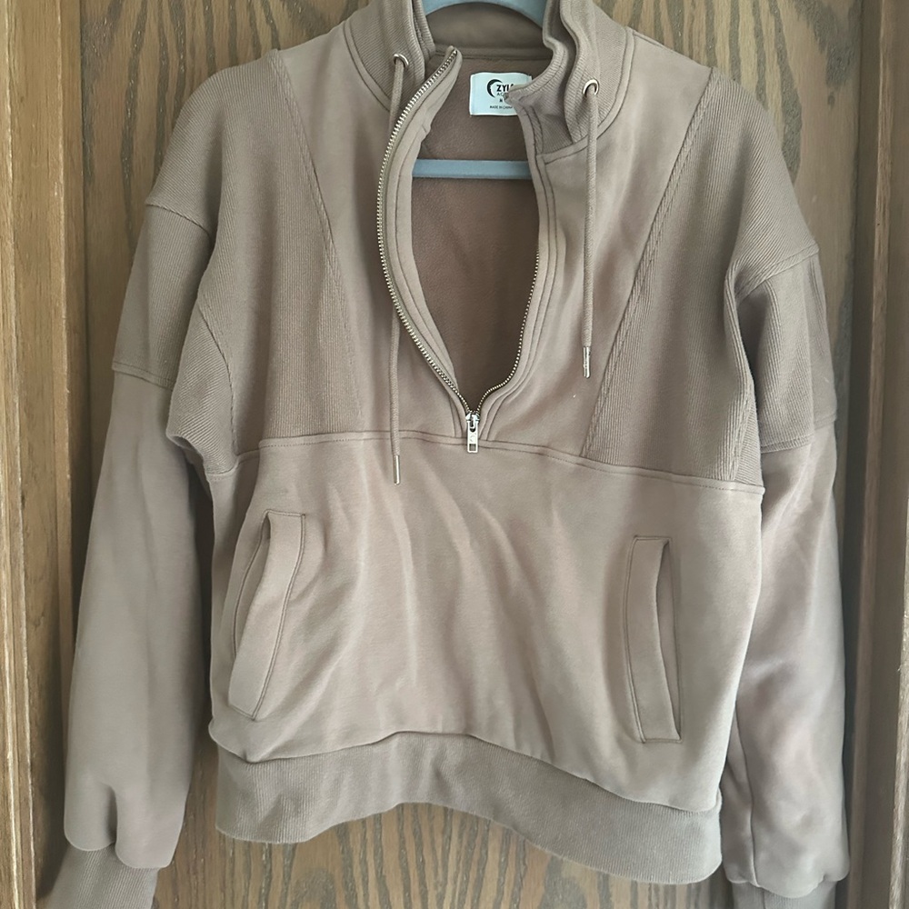 ZYIA Active Tan Pullover